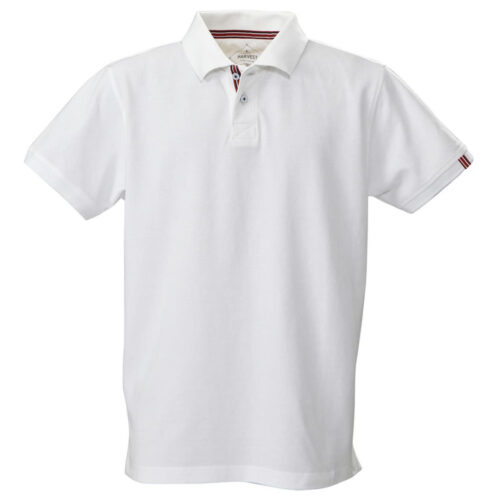 JH203S Avon Men's Cotton Polo white