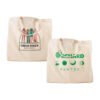 LL503 Supa Shopper Short Handle Calico Bag 1