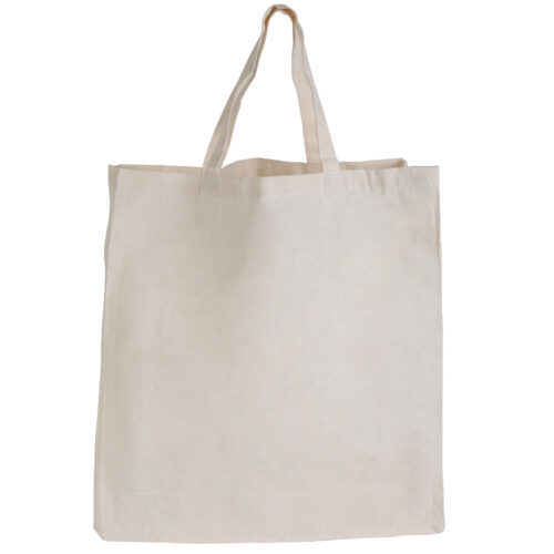 LL503 Supa Shopper Short Handle Calico Bag 2