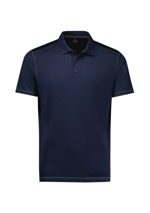 Mens Dart Short Sleeve Polo Navy Navy 01