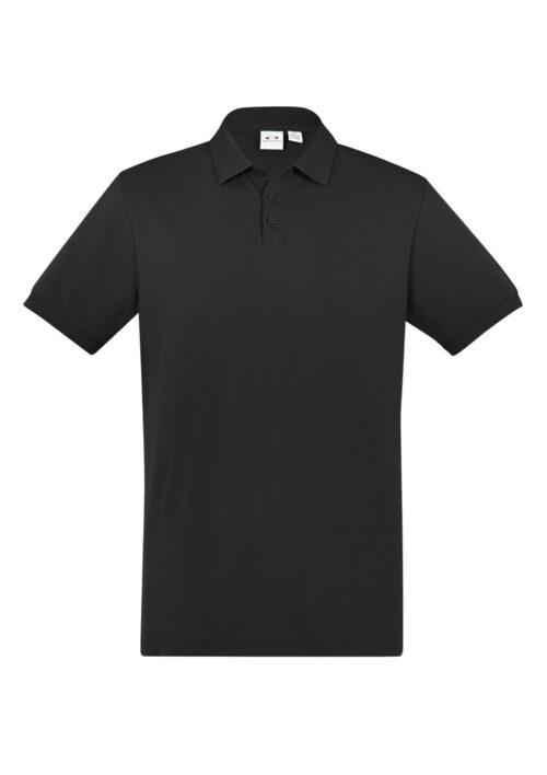 P105MS Mens City Short Sleeve Polo Black 01 ip7WG0m