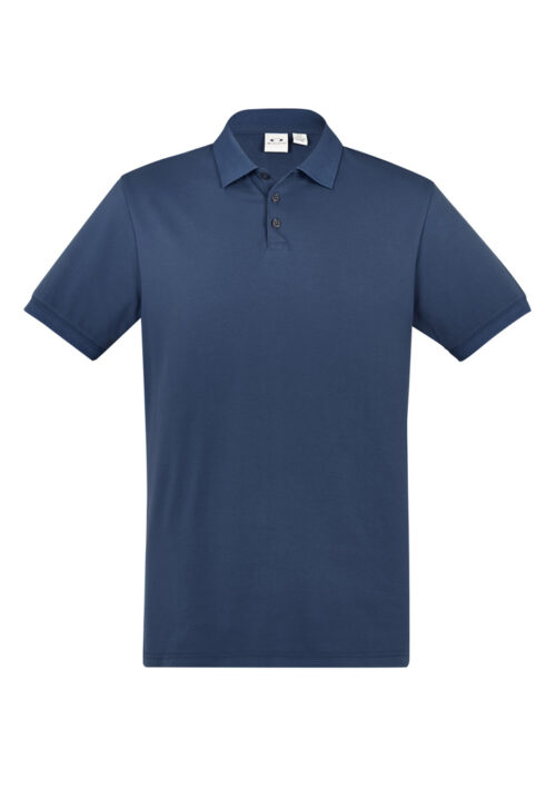 P105MS Mens City Short Sleeve Polo MineralBlue 01 7qWMUHn