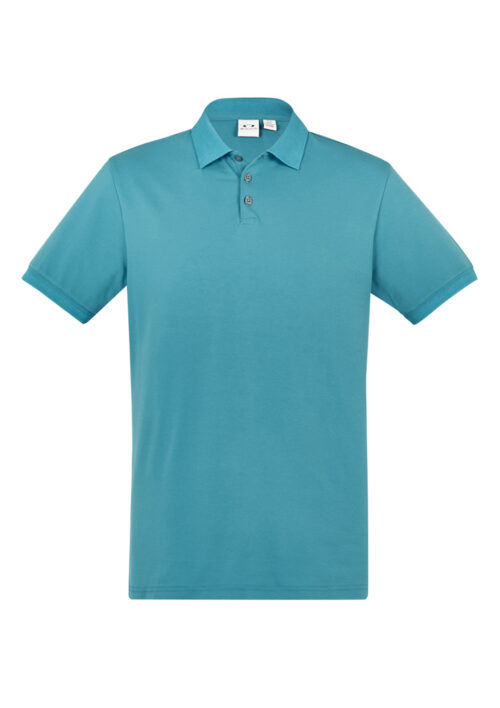 P105MS Mens City Short Sleeve Polo Teal 01 i4MzE3S