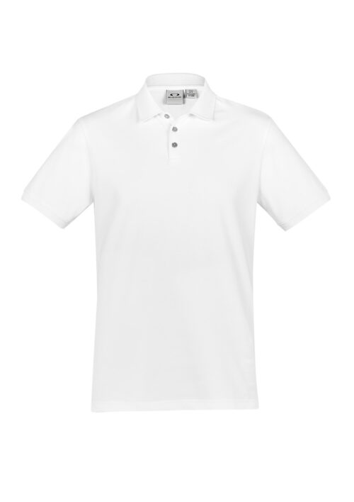 P105MS Mens City Short Sleeve Polo White 01 4dnZhI4