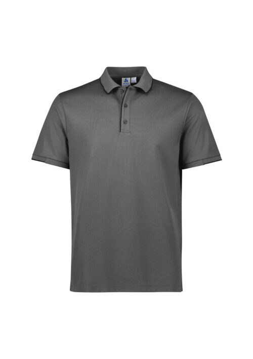 P313MS Mens Focus Short Sleeve Polo Ash Black 01 Jj3zyLl