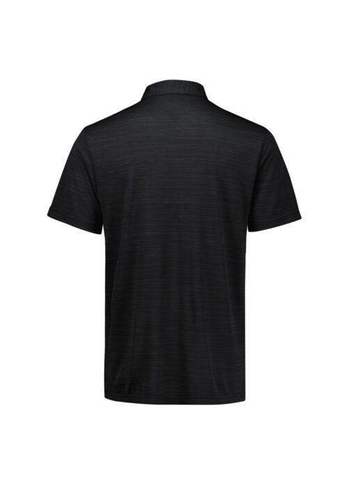 P410MS Mens Orbit Short Sleeve Polo Black 02