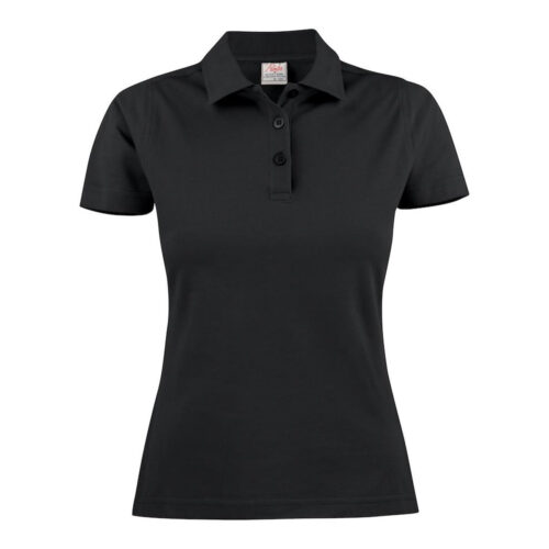 PA200W Surf Women's Cotton Polo black