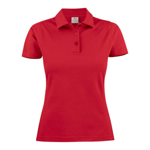 PA200W Surf Women's Cotton Polo red