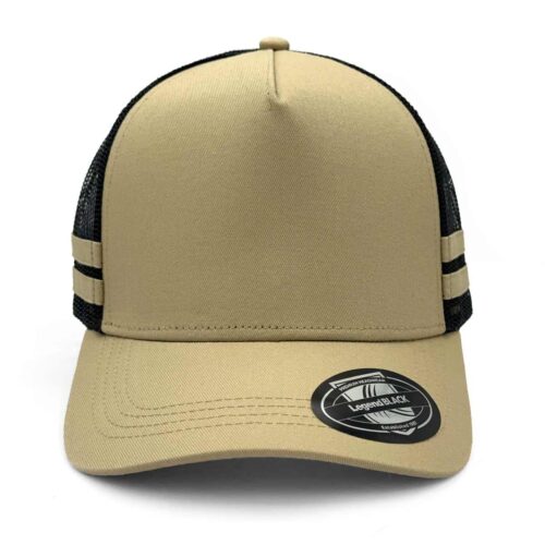 7050 Striped Trucker Cap KB FRONTVIEW [Web]