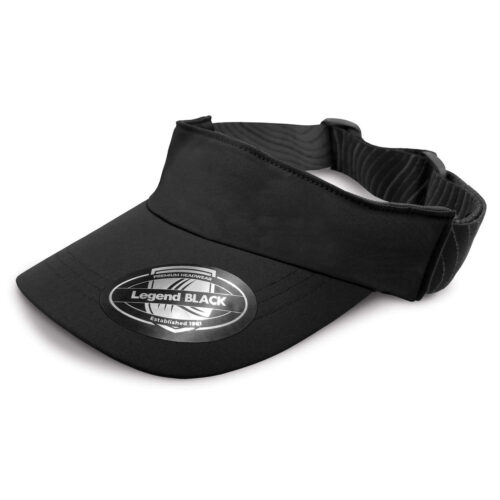 7040 Altitude Sports Visor (Black,Black)