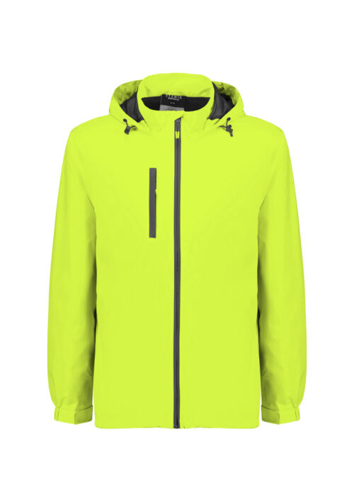 ZJ260 Unisex Super Light Packable Rain Jacket yellow front