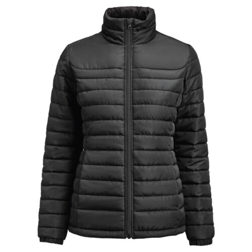JH130W Arches Women's Puffer Jacket Black front