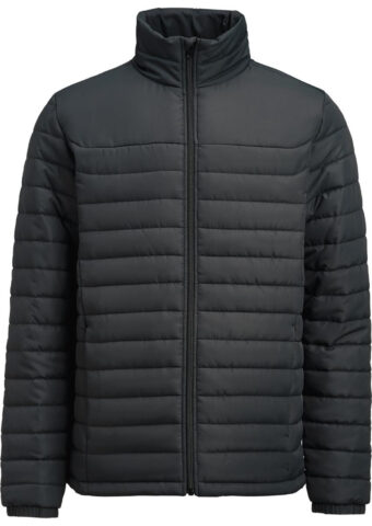 JH130 Arches Men's Puffer Jacket Black Front