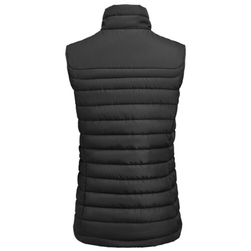 JH135W Arches Women's Puffer Vest black back