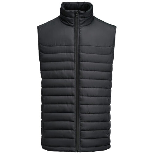 JH135 Arches Men's Puffer Vest black front