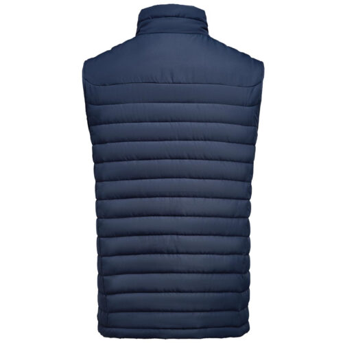 JH135 Arches Men's Puffer Vest navy back