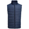 JH135 Arches Men's Puffer Vest navy front