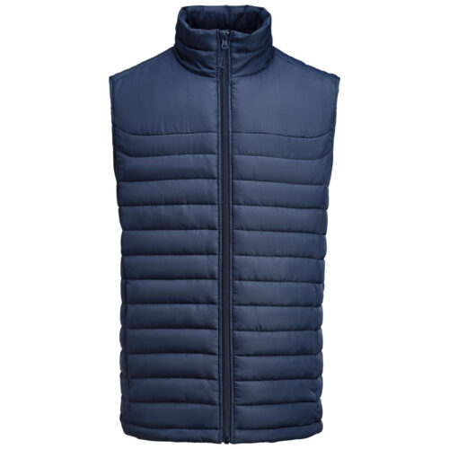 JH135 Arches Men's Puffer Vest navy front