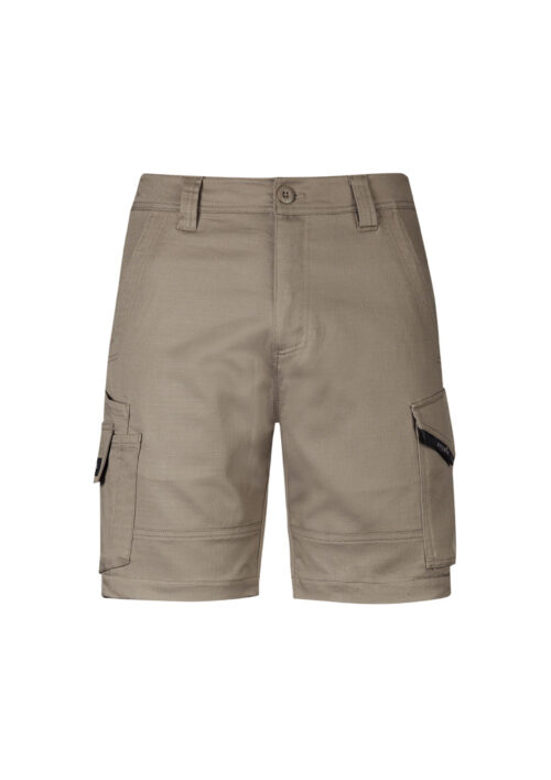 Syzmik ZS605 Mens Rugged Cooling Stretch Short bProduct Khaki 01