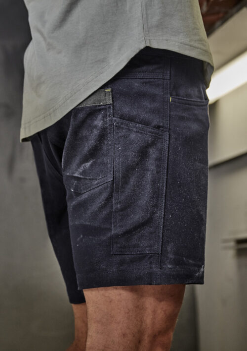 Syzmik ZS607 Mens Rugged Cooling Stretch Short Short aTalent Navy 04