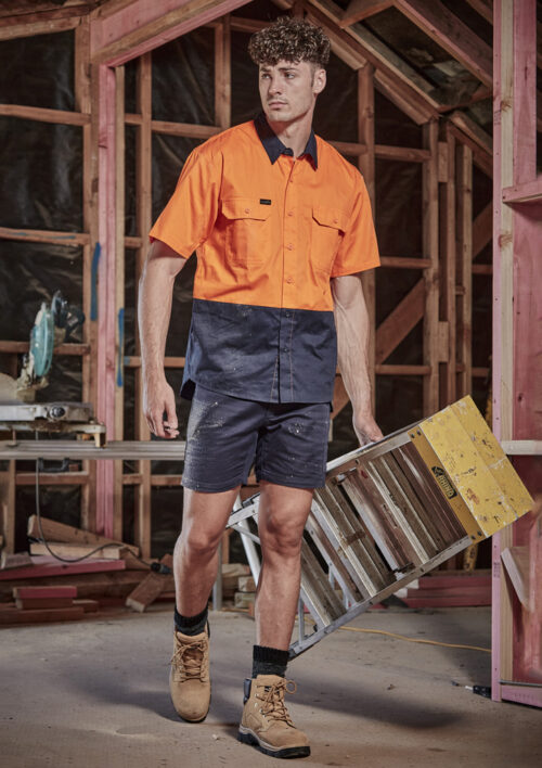 Syzmik ZS607 Mens Rugged Cooling Stretch Short Short aTalent Navy 07