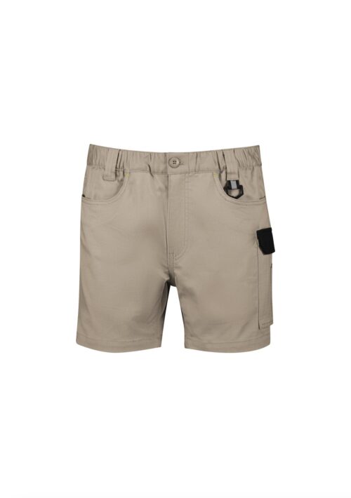 Syzmik ZS607 Mens Rugged Cooling Stretch Short Short bProduct Khaki 01