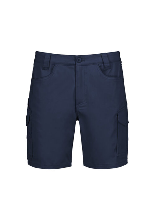 ZS235 Syzmik Mens Essential Stretch Cargo Short Product Navy 01