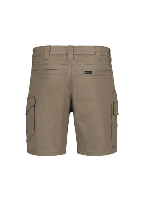 ZS235 Syzmik Mens Essential Stretch Cargo Short Product Stone 02