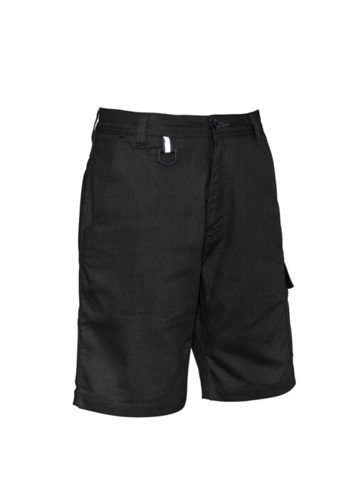 ZS505 Syzmik Mens Rugged Cooling Vented Short bProduct Black 01