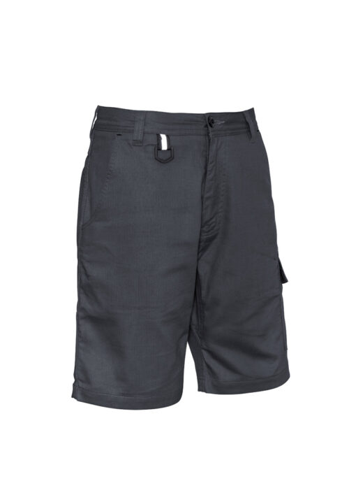 ZS505 Syzmik Mens Rugged Cooling Vented Short bProduct Charcoal 01