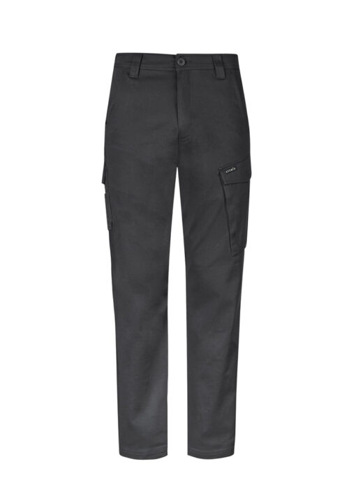 ZP230 Syzmik Mens Essential Basic Stretch Cargo Pant bProduct Charcoal 01