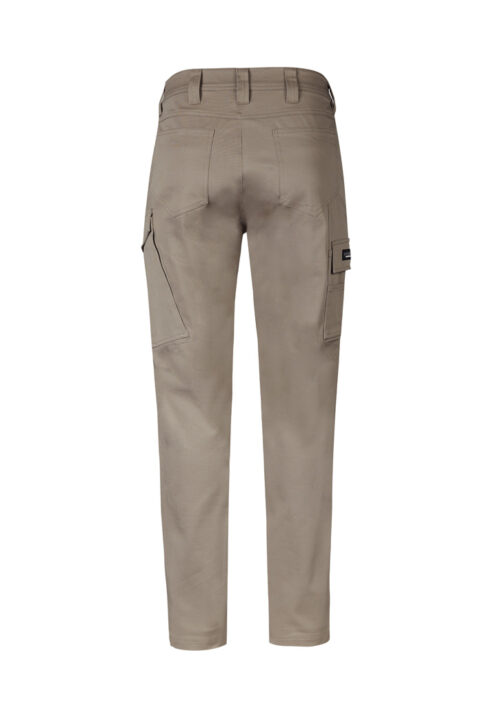 ZP230 Syzmik Mens Essential Basic Stretch Cargo Pant bProduct Khaki 02
