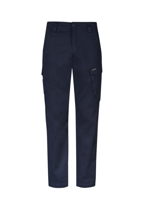 ZP230 Syzmik Mens Essential Basic Stretch Cargo Pant bProduct Navy 01