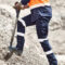 ZP923 Syzmik Mens Essential Stretch Taped Cargo Pant aTalent Navy 01