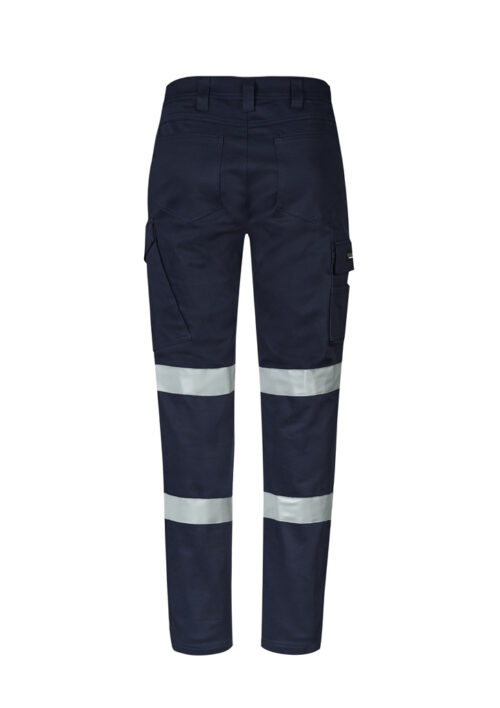 ZP923 Syzmik Mens Essential Stretch Taped Cargo Pant bProduct Navy 02