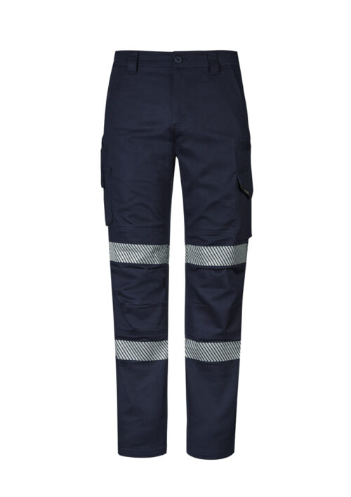 ZP924 Syzmik Mens Rugged Cooling Stretch Taped Pant bProduct Navy 01