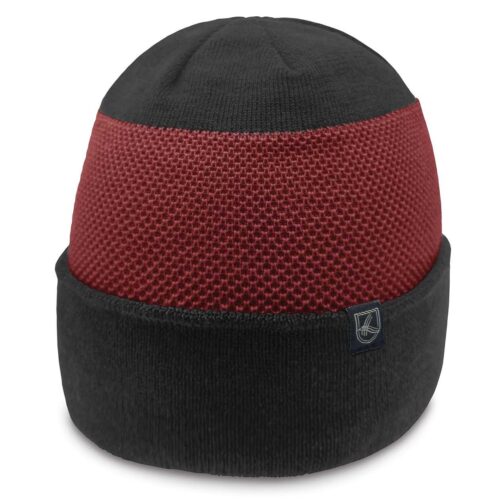 7420 Horizon Beanie Black,Burgundy
