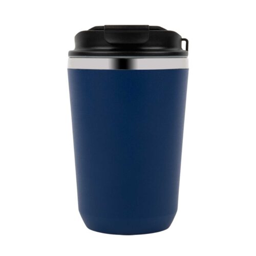 LL1025 Heron Double Wall Coffee Cup Navy Blue