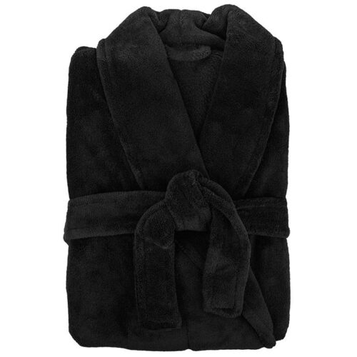 MPRR Retreat Microplush Bathrobe black