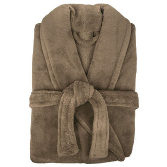 MPRR Retreat Microplush Bathrobe latte
