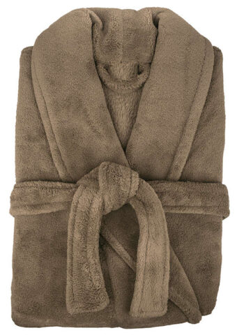 MPRR Retreat Microplush Bathrobe latte