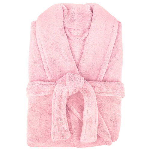 MPRR Retreat Microplush Bathrobe pink