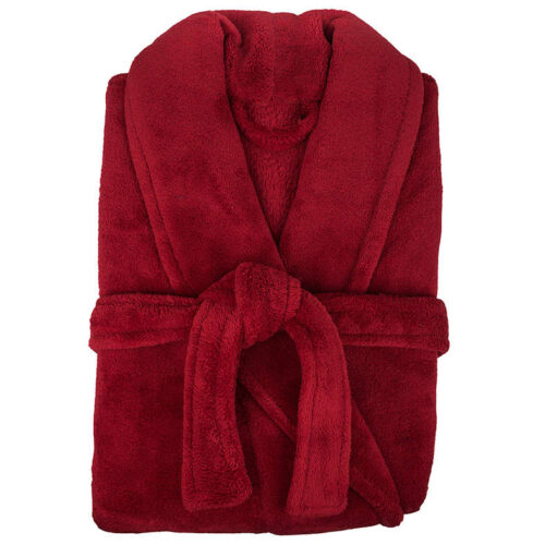 MPRR Retreat Microplush Bathrobe red