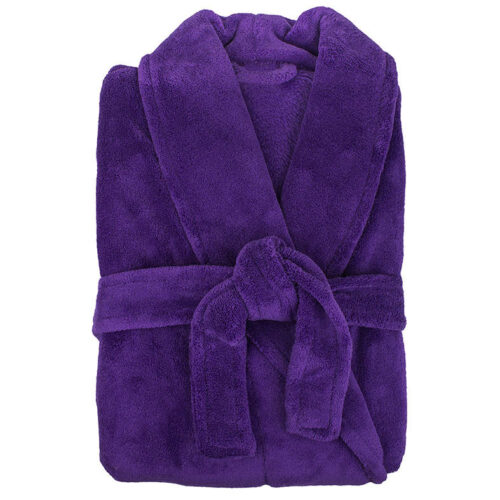 MPRR Retreat Microplush Bathrobe violet
