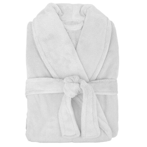 MPRR Retreat Microplush Bathrobe white