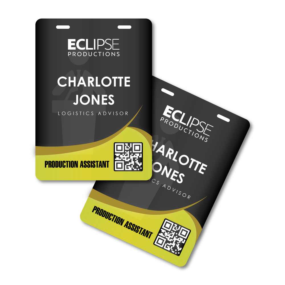 Pocketless Eco Paper Name Tag 105 x 148mm Portrait - Front and Back Identical, 350gsm 2 Slots 1 PNTXLGP CDS E300S2 Pocketless Eco Paper Name Tag 105 x 148mm Portrait Front and Back Identical, 350gsm 2 Slots