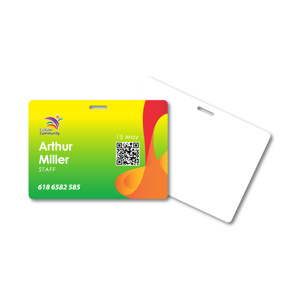 Plastic Card (PET) Landscape Tag 105 x 74mm 3 PTUMEL Plastic Card (PET) Landscape Tag 105 x 74mm 1 slot