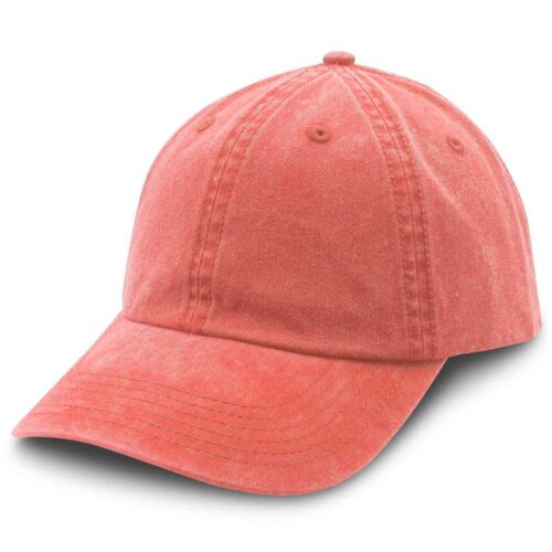 4397 Washed Chino Cap Tangerine