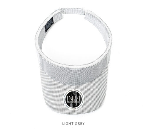 IV167 Visor with removable sweat band light grey