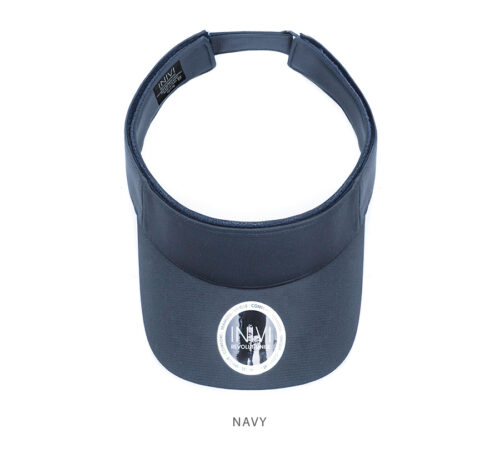 IV167 Visor with removable sweat band navy